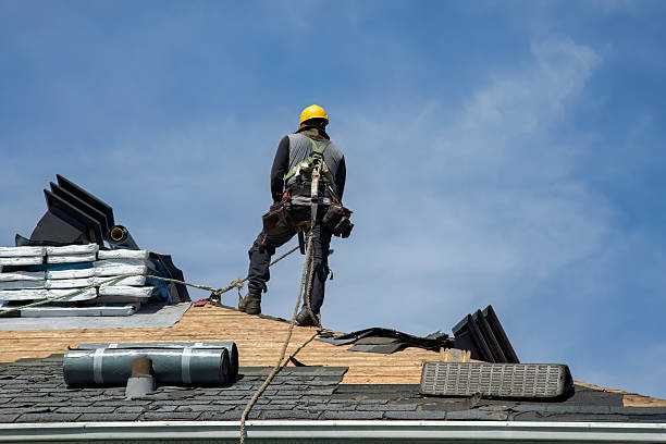 Professional Roofing technician working in Hanford, CA